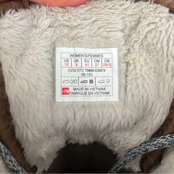 The North Face Shellista II Mid Winter Boot Sz 10 - Picture 7 of 9